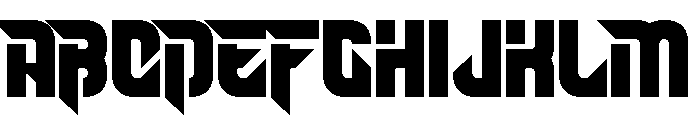 Storm Catcher Straight Font UPPERCASE