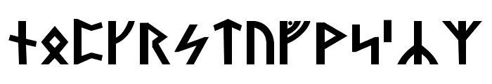 Stormning Bold Font LOWERCASE