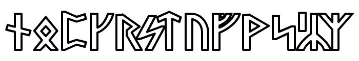 Stormning Odin Font UPPERCASE