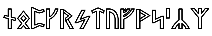 Stormning Thor Font LOWERCASE