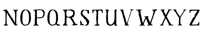 Storms Font UPPERCASE