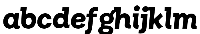 Story Choice Sans Serif Bold Italic Font LOWERCASE
