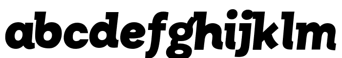 Story Choice Sans Serif Heavy Italic Font LOWERCASE