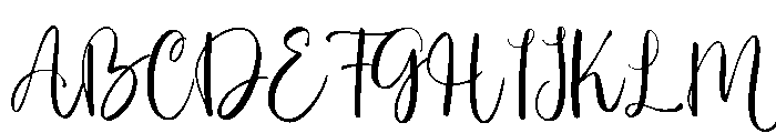 Story of the Blue Cat Font UPPERCASE