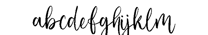Story of the Blue Cat Font LOWERCASE