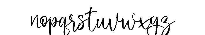 Story of the Blue Cat Font LOWERCASE