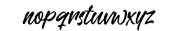 Stowy Font LOWERCASE