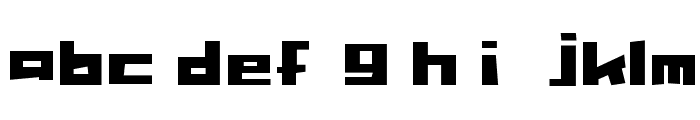 StraightLines Font LOWERCASE