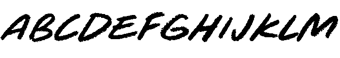 Strange Daze Font UPPERCASE