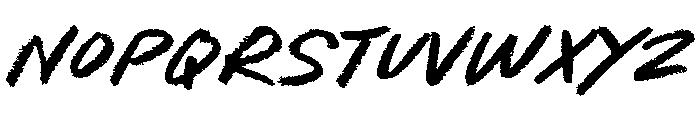 Strange Daze Font UPPERCASE