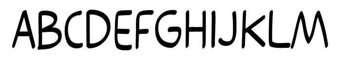 Strange People Font UPPERCASE