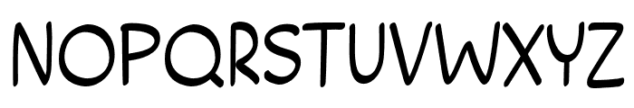Strange People Font UPPERCASE