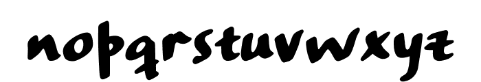 Strangeways Sample Bold Font LOWERCASE
