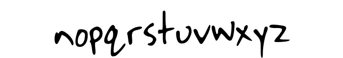 Strassman Script Font LOWERCASE