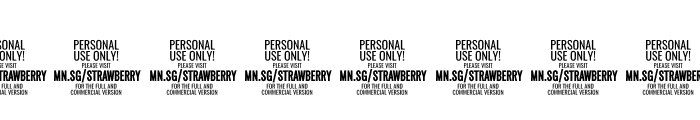 Strawberry Script PERSONAL USE Font OTHER CHARS