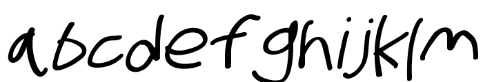Stray Cat ExtraBold Extended Oblique Font LOWERCASE