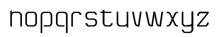 Streamy Light Font LOWERCASE