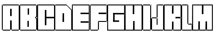 Street Block Font UPPERCASE