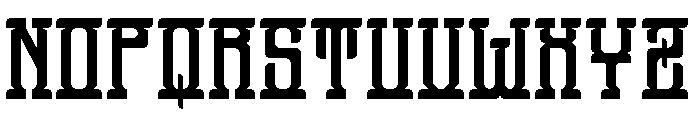 Street Colony PERSONAL USE ONLY Font LOWERCASE