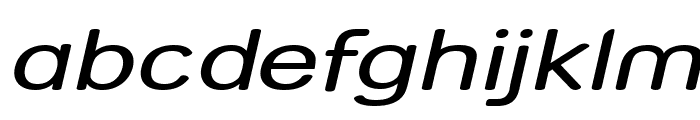Street - Compressed Italic Font LOWERCASE