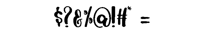 Street Foods Font OTHER CHARS