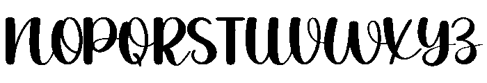 Street Foods Font UPPERCASE