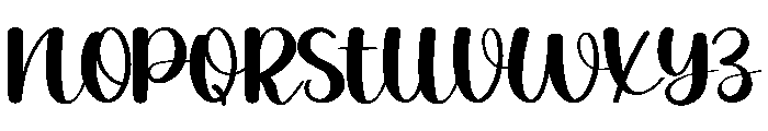 Street Foods Font LOWERCASE