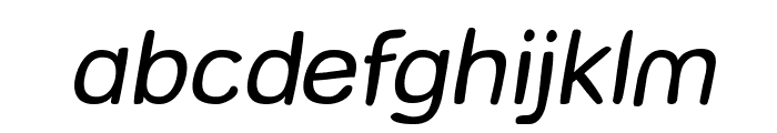 Street Freehand Italic Font LOWERCASE