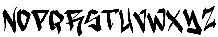 Street Gangsta Demo Font UPPERCASE