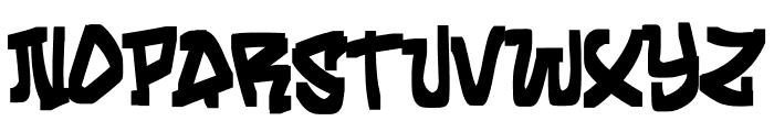 Street Hawk Regular Font UPPERCASE