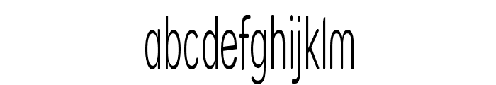Street  Light SuperThin Font LOWERCASE