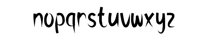 Street Lights Font LOWERCASE