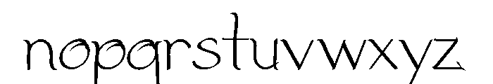 Street Metal Font LOWERCASE