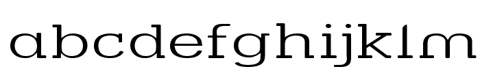 Street Slab Fine Expanded Font LOWERCASE