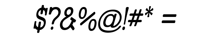 Street Slab - Narrow Italic Font OTHER CHARS