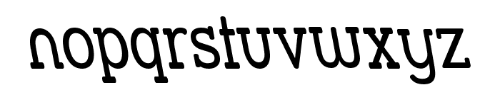 Street Slab - Narrow Rev Font LOWERCASE
