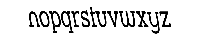 Street Slab - Super Narrow Rev Font LOWERCASE