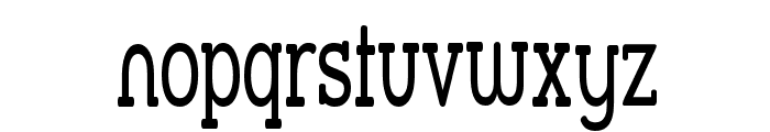 Street Slab - Super Narrow Font LOWERCASE