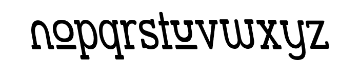 Street Slab Upper - Narrow Rev Font LOWERCASE