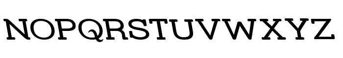 Street Slab - Wide Rev Font UPPERCASE