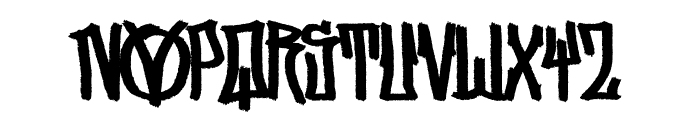 Street Vendetta (Demo) Regular Font UPPERCASE