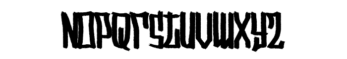 Street Vendetta (Demo) Regular Font LOWERCASE