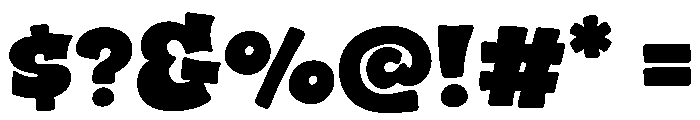 Street Year Font OTHER CHARS