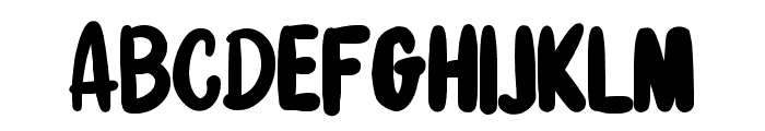 StrengthNight-Regular Font UPPERCASE