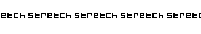 Stretch Font OTHER CHARS