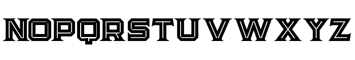 Strife Inline Font LOWERCASE