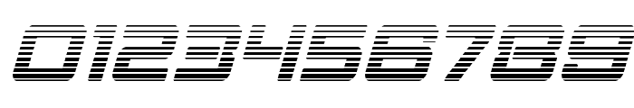 Strike Fighter Gradient Italic Font OTHER CHARS