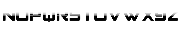 Strike Fighter Gradient Font LOWERCASE