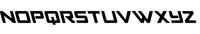 Strike Fighter Leftalic Font UPPERCASE