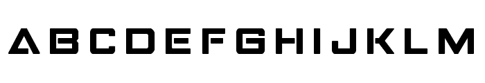 Strike Fighter Title Font LOWERCASE